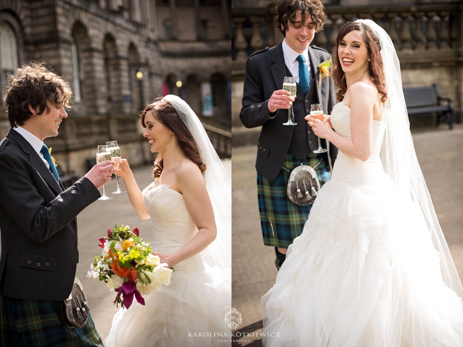 Playfair Library Hall wedding