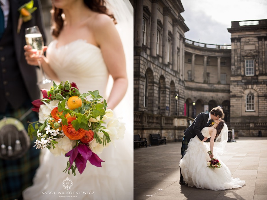 Playfair Library Hall wedding