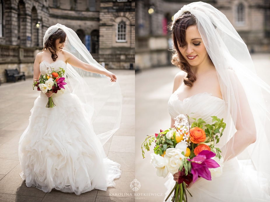 Playfair Library Hall wedding