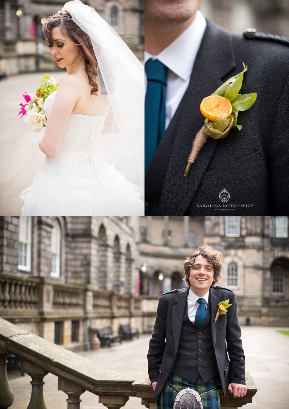 Playfair Library Hall wedding