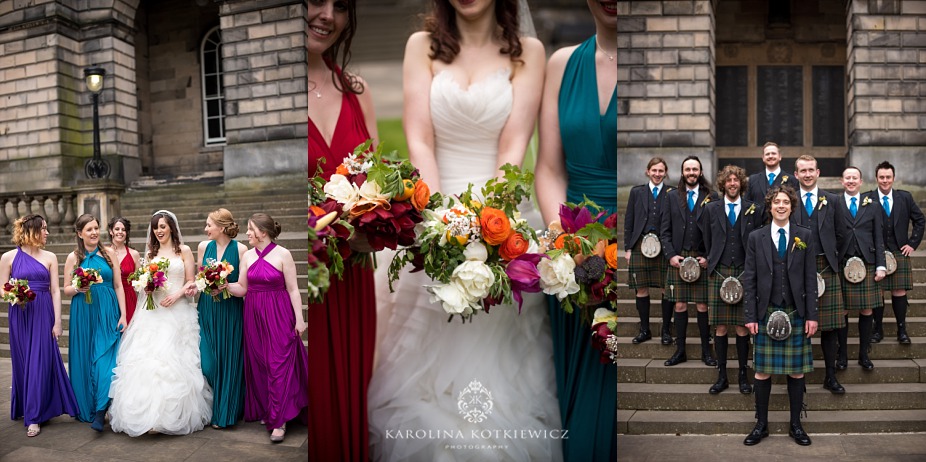 Playfair Library Hall wedding