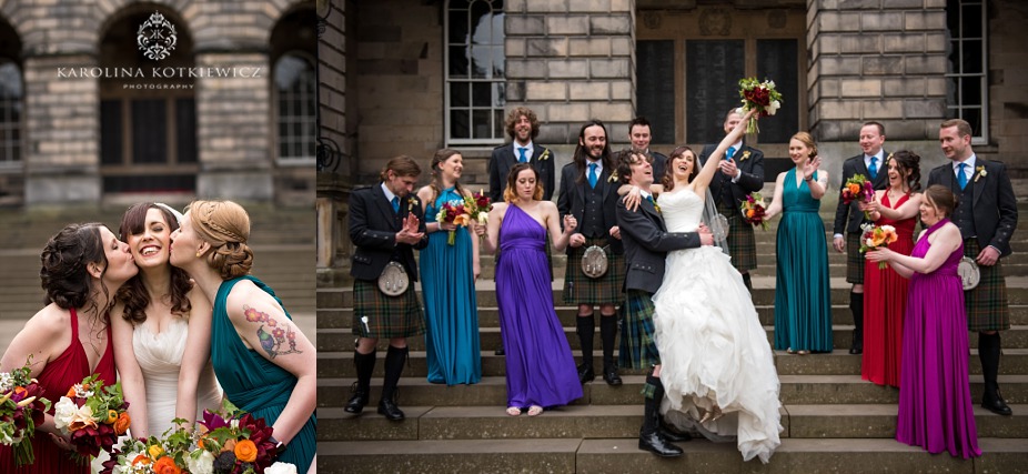 Playfair Library Hall wedding