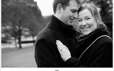 Save the date: Gillian and William, Edinburgh