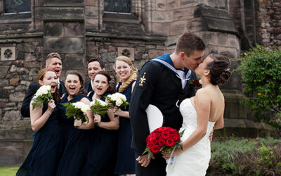 Wedding sneak peek: Sarah-Jane + Jamie, Edinburgh Castle