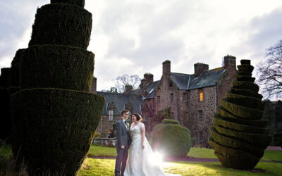 Wedding sneak peak: Pauline + Rob, Fingask Castle, Perth