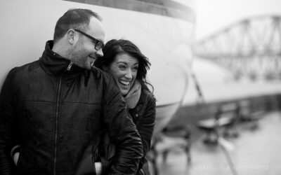 Save the date: Cara + Scott, South Queensferry, Edinburgh