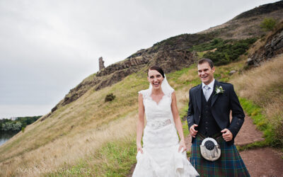 Wedding: Stella + Grant, Arthur’s Seat, Balmoral Hotel