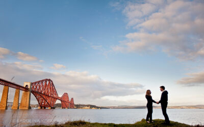 Save the date: Mhairi + Neil, South Queensferry