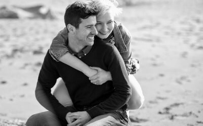Save the date: Kirsty + Darran, Gullane Beach