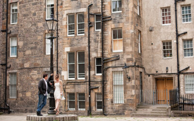 Save the date: Elizabeth + Ken, Edinburgh