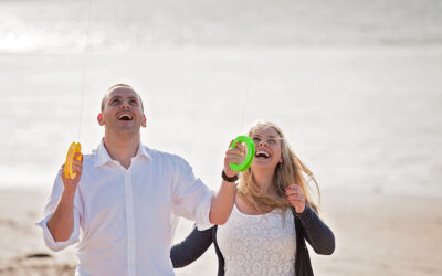 Save the date: Michalina + Chris, Gullane Beach