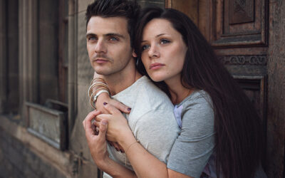 Save the date: Melissa + James, Dean Village, Edinburgh