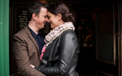 Save the date: Julie + John, Grassmarket – Edinburgh