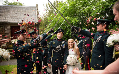 Army wedding – Glencorse House, Edinburgh